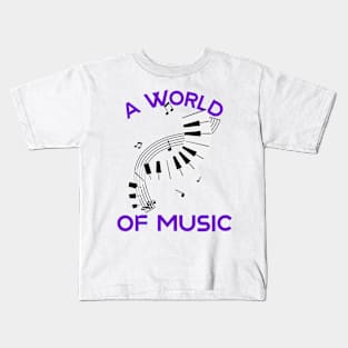 A World of Music Kids T-Shirt